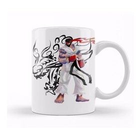 Baskı Dükkanı KB11850 Streetfighter Ryu Porselen Kupa Bardak