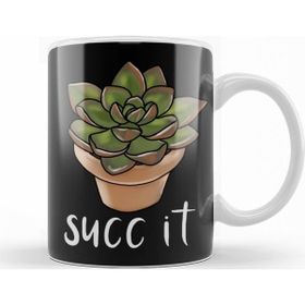 Baskı Dükkanı KB11852 Succulent Porselen Kupa Bardak