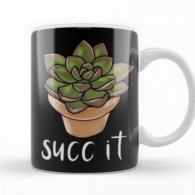 Baskı Dükkanı KB11852 Succulent Porselen Kupa Bardak