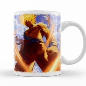 Baskı Dükkanı KB11858 Super Saiyan Goku Porselen Kupa Bardak