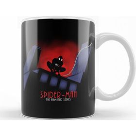 Baskı Dükkanı KB11862 Superheros Spider The Animated Porselen Kupa Bardak