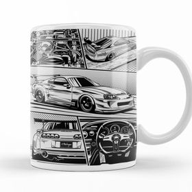 Baskı Dükkanı KB11865 Supra Details White Background Porselen Kupa Bardak