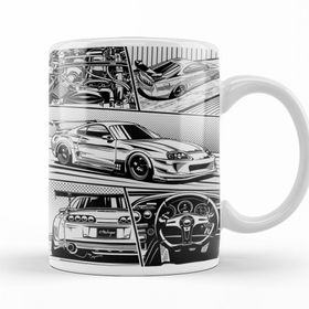 Baskı Dükkanı KB11865 Supra Details White Background Porselen Kupa Bardak