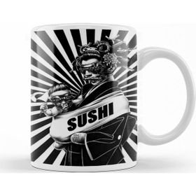 Baskı Dükkanı KB11868 Sushi Porselen Kupa Bardak