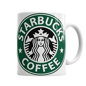 Baskı Dükkanı KB1187 Starbucks Porselen Kupa Bardak