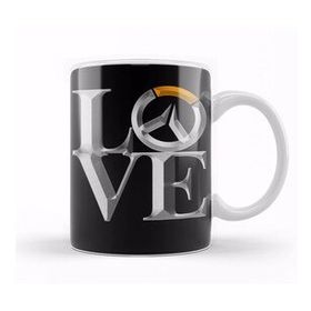 Baskı Dükkanı KB11875 Symmetra Over Love Porselen Kupa Bardak