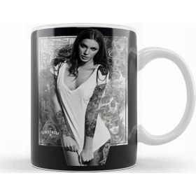 Baskı Dükkanı KB11892 Tattoo Girl Porselen Kupa Bardak