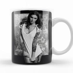 Baskı Dükkanı KB11892 Tattoo Girl Porselen Kupa Bardak