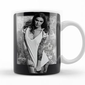 Baskı Dükkanı KB11892 Tattoo Girl Porselen Kupa Bardak