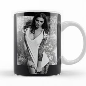 Baskı Dükkanı KB11892 Tattoo Girl Porselen Kupa Bardak