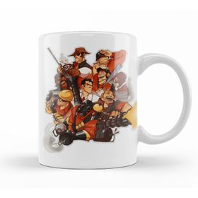 Baskı Dükkanı KB11896 Team Fortress Red Team Porselen Kupa Bardak