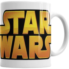 Baskı Dükkanı KB1190 Star Wars Logo Sarı Baskılı Porselen Kupa Bardak