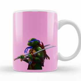 Baskı Dükkanı KB11906 Teenage Mutant Ninja Turtes Leo Porselen Kupa Bardak