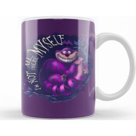 Baskı Dükkanı KB11943 The Cheshire Cat Alices Adventures In Wonderland Kedi Porselen Kupa Bardak
