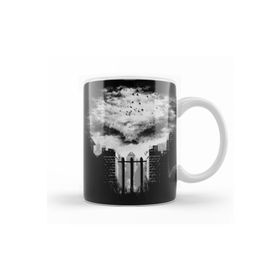 Baskı Dükkanı KB11974 The Punisher Porselen Kupa Bardak