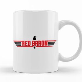 Baskı Dükkanı KB11976 The Red Baron Porselen Kupa Bardak