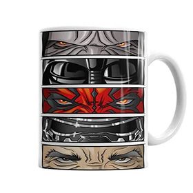 Baskı Dükkanı KB1198 Star Wars Darth Vader Kylo Ren Porselen Kupa Bardak