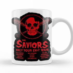 Baskı Dükkanı KB11980 The Saviors Half Your Shit Tour Porselen Kupa Bardak