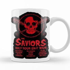 Baskı Dükkanı KB11980 The Saviors Half Your Shit Tour Porselen Kupa Bardak