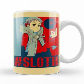 Baskı Dükkanı KB11987 The Seven Deadly Sins King Sloth Porselen Kupa Bardak