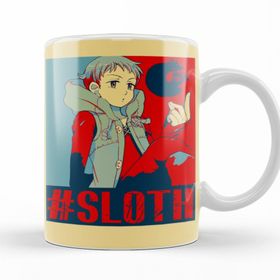 Baskı Dükkanı KB11987 The Seven Deadly Sins King Sloth Porselen Kupa Bardak