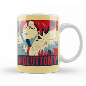 Baskı Dükkanı KB11988 The Seven Deadly Sins Merlin Gluttony Porselen Kupa Bardak