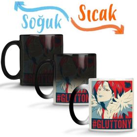 Baskı Dükkanı KB11988 The Seven Deadly Sins Merlin Gluttony Porselen Kupa Bardak