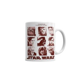 Baskı Dükkanı KB1199 Star Wars A Long Time Ago Porselen Kupa Bardak