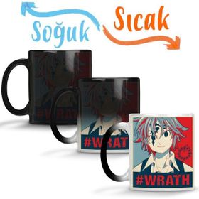 Baskı Dükkanı KB11990 The Seven Deadly Sins Meliodas- Sin Of Wrath Porselen Kupa Bardak