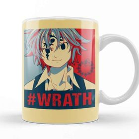 Baskı Dükkanı KB11991 The Seven Deadly Sins Meliodas- Wrath Porselen Kupa Bardak