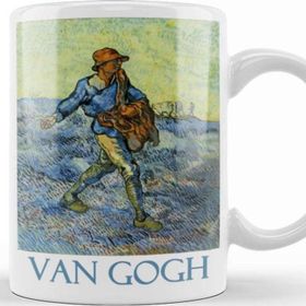 Baskı Dükkanı KB11996 The Sower By Vincent Van Gogh Porselen Kupa Bardak