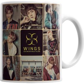 Baskı Dükkanı KB120 Bts You Never Walk Alone Porselen Kupa Bardak