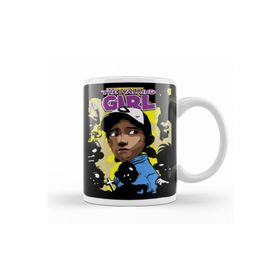 Baskı Dükkanı KB12017 The Walking Girl Porselen Kupa Bardak
