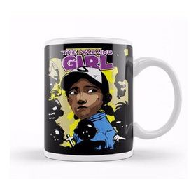 Baskı Dükkanı KB12017 The Walking Girl Porselen Kupa Bardak