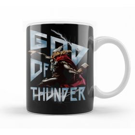 Baskı Dükkanı KB12027 Thor God Of Thunder Porselen Kupa Bardak