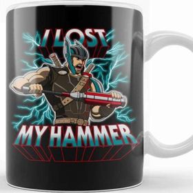 Baskı Dükkanı KB12029 Thor I Lost My Hammer Porselen Kupa Bardak