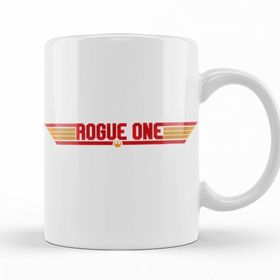 Baskı Dükkanı KB12044 Top Gun Rogue One Porselen Kupa Bardak