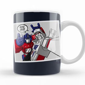 Baskı Dükkanı KB12058 Transformers Roll Out Porselen Kupa Bardak