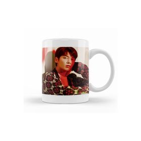 Baskı Dükkanı KB12093 Txt Taehyun Cat Dog Porselen Kupa Bardak