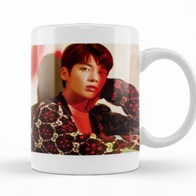 Baskı Dükkanı KB12093 Txt Taehyun Cat Dog Porselen Kupa Bardak