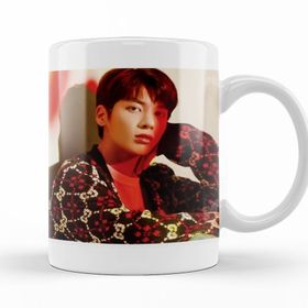 Baskı Dükkanı KB12093 Txt Taehyun Cat Dog Porselen Kupa Bardak