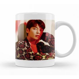 Baskı Dükkanı KB12093 Txt Taehyun Cat Dog Porselen Kupa Bardak