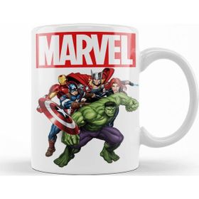 Baskı Dükkanı KB1210 Marvel Porselen Kupa Bardak