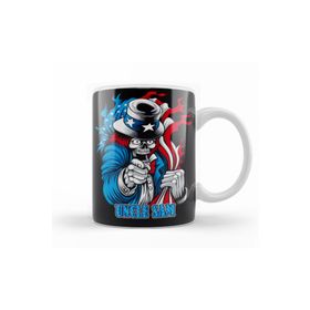 Baskı Dükkanı KB12100 Uncle Sam Tio Sam Porselen Kupa Bardak