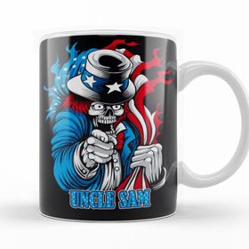 Baskı Dükkanı KB12100 Uncle Sam Tio Sam Porselen Kupa Bardak