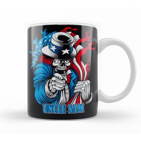 Baskı Dükkanı KB12100 Uncle Sam Tio Sam Porselen Kupa Bardak
