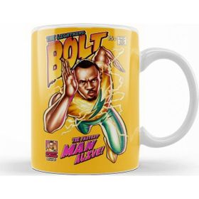 Baskı Dükkanı KB12107 Usain Bolt The Lightning Bolt Porselen Kupa Bardak