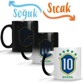 Baskı Dükkanı KB12113 Vai Brasil 10 Porselen Kupa Bardak