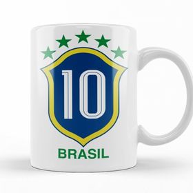 Baskı Dükkanı KB12113 Vai Brasil 10 Porselen Kupa Bardak