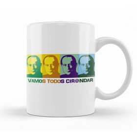 Baskı Dükkanı KB12115 Vamos Todos Cir@ndar Popart Porselen Kupa Bardak